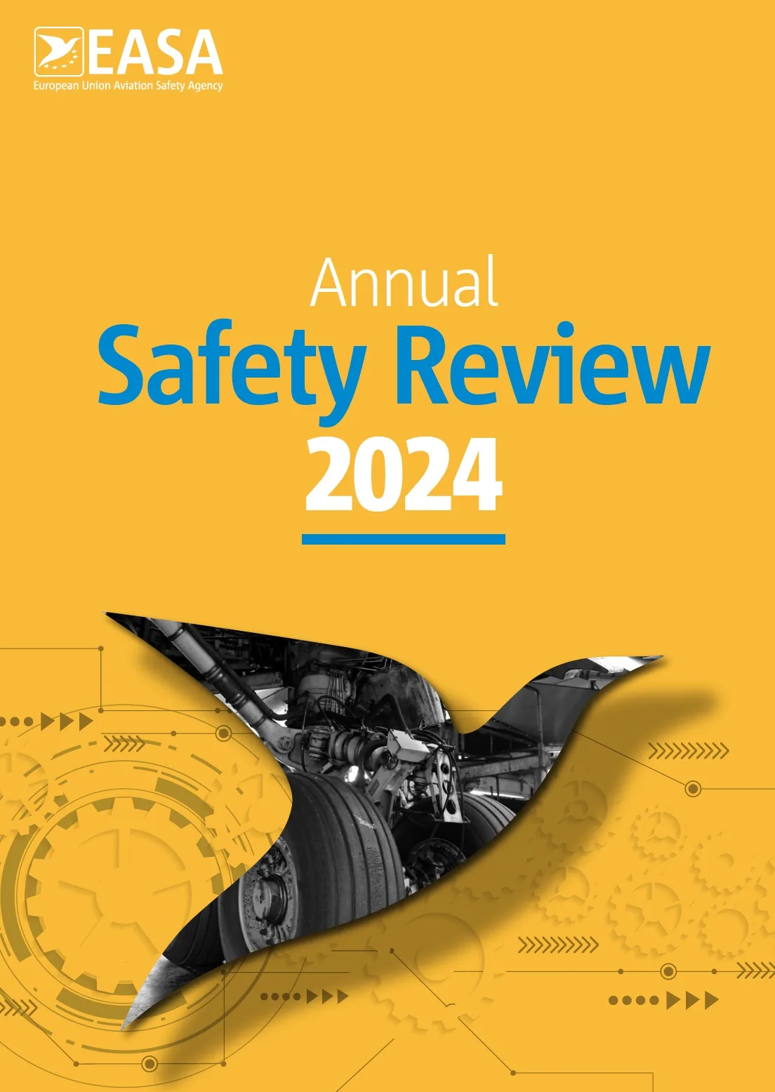 Cover page of the EASA Annual Safety Review 2024 report